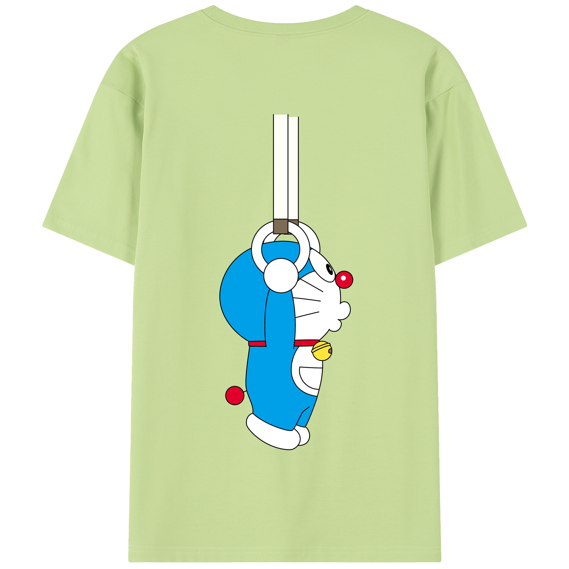 （画像用） ドラえもん Doraemon 綿100％半袖Tシャツ（背面プリント）
